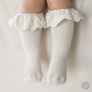 Latty Lace Baby Knee Socks