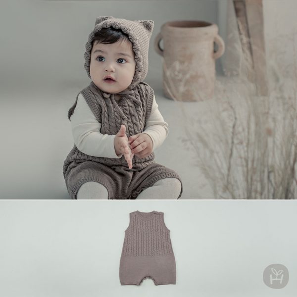 Moi Knit Baby Coveralls