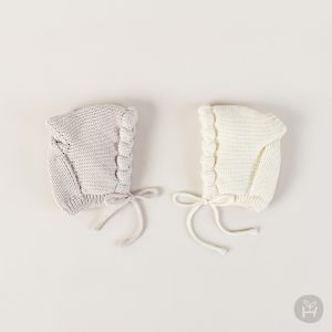 Kids Clara Fla Knit Baby Bonnet