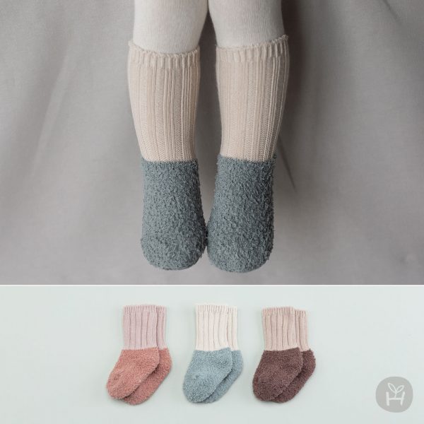 New Fuzzy Layered Winter Baby Socks
