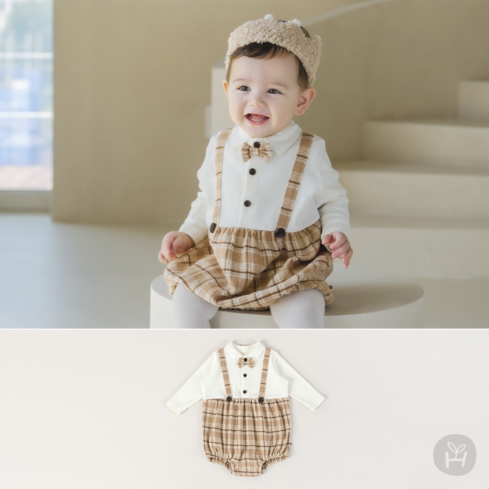 Rense Baby Bow Tie Prince Coveralls