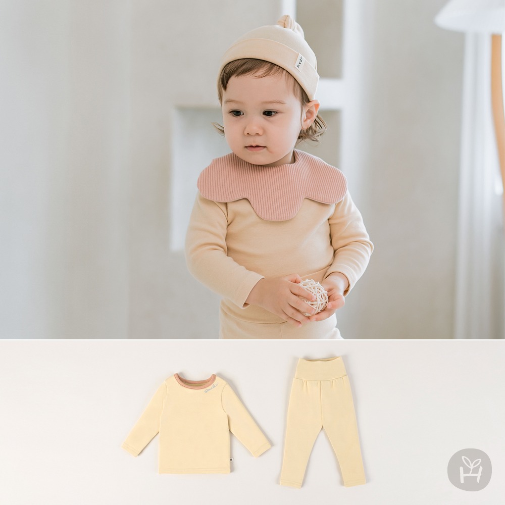 Viva Comfy Belly Baby Long Sleeve Loungewear – Yellow