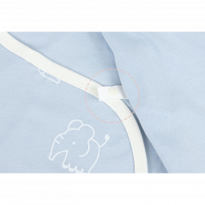 [OEKO-TEX Standard 100] Newborn Elephant Four Seasons Side Snap Shirts