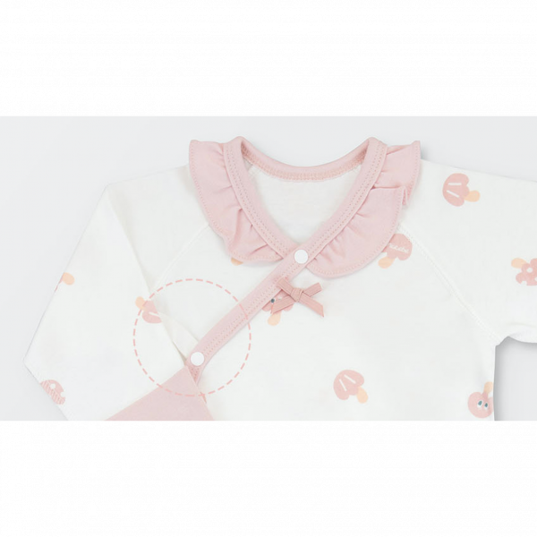 [OEKO-TEX Standard 100] Newborn Mushroom Four Seasons Side Snap Shirts