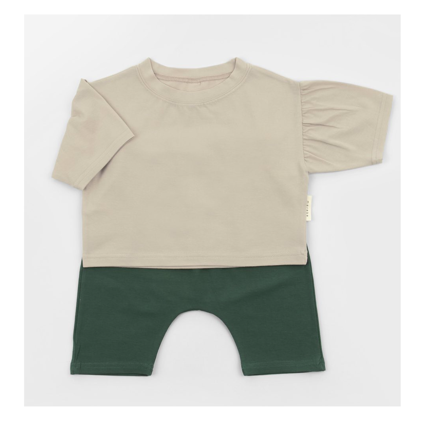 [OEKO-TEX Standard 100] Silket Span Dark Green Pajama Set