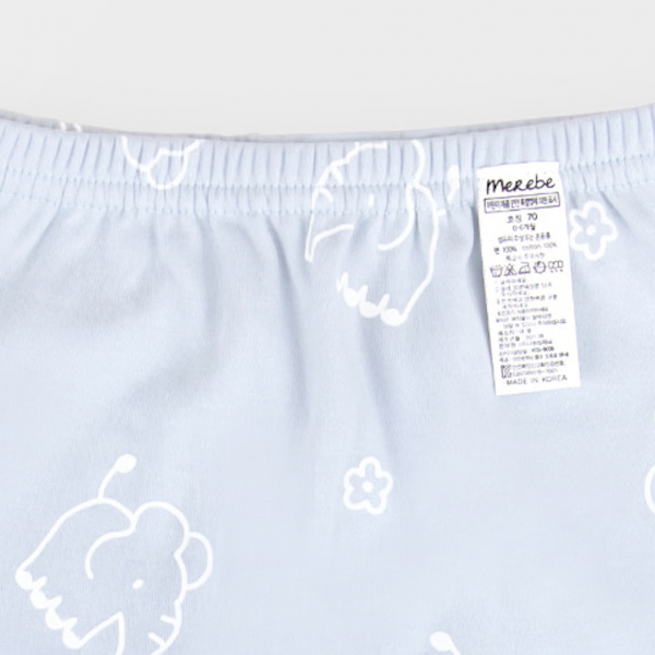 Elephant OEKO-TEX Cotton Long Sleeve Bodysuit Set