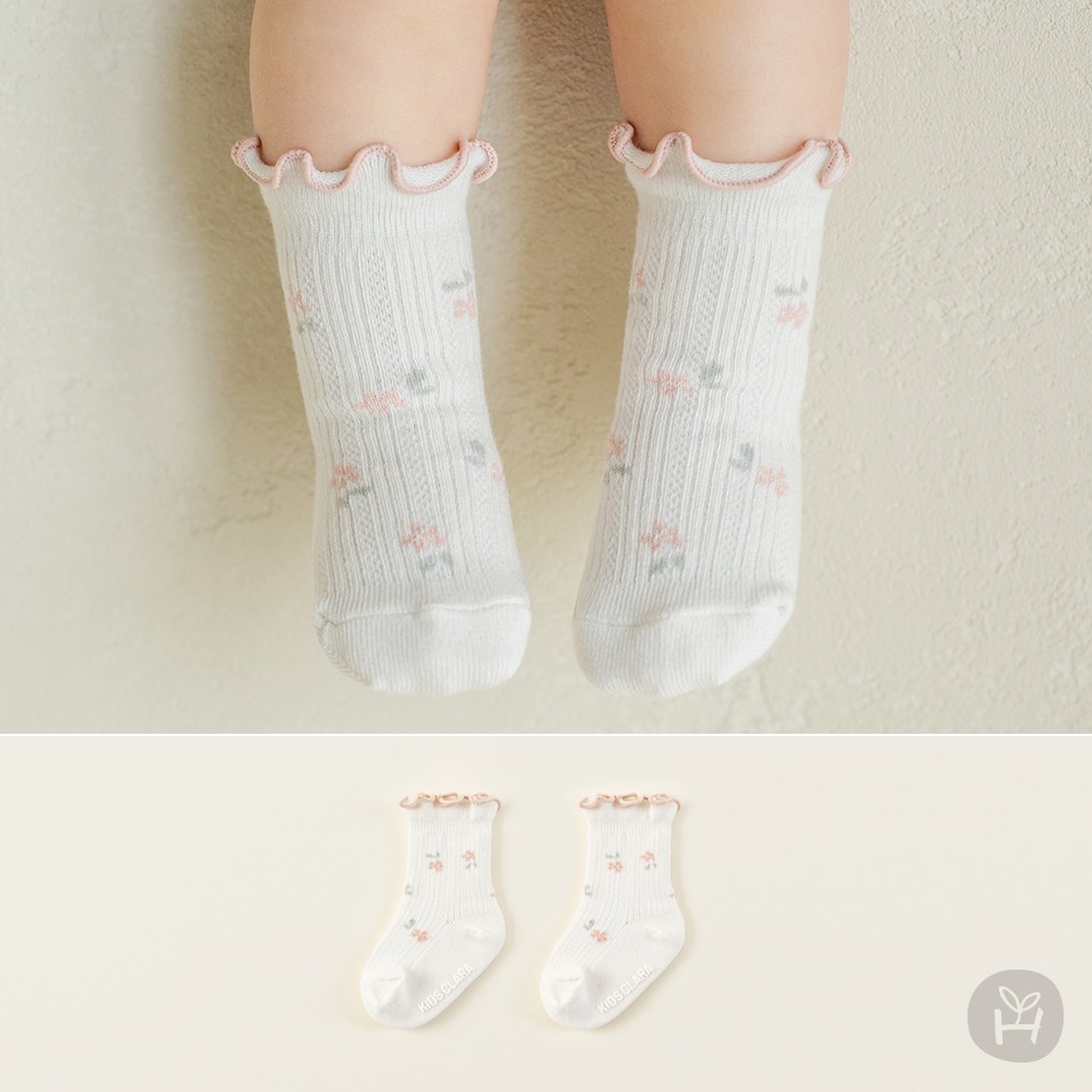 Huani Floral Baby Socks