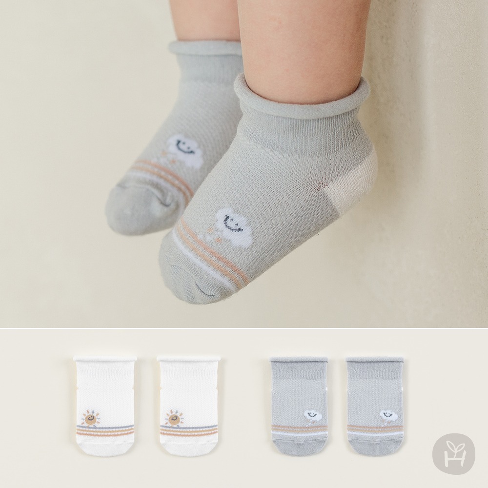 Iris Rolling Summer Baby Ankle Socks