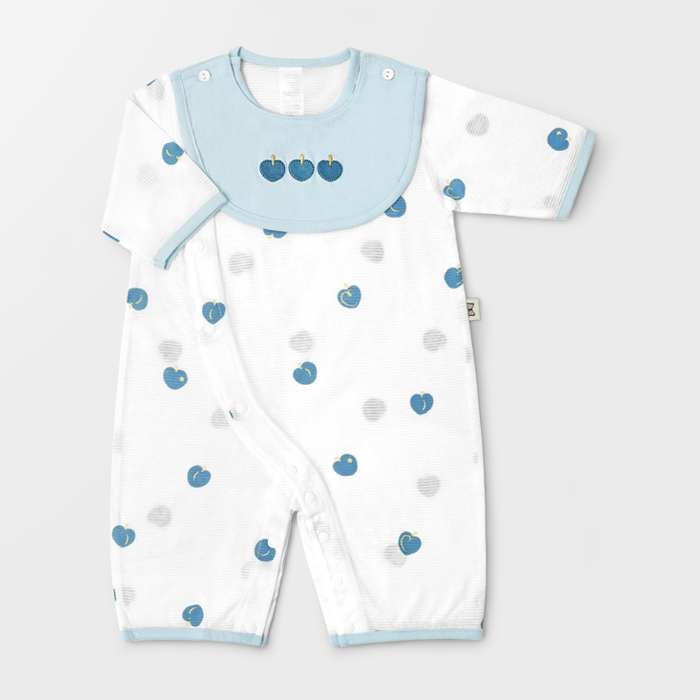 Blueberry Jacquard Summer  Coveralls