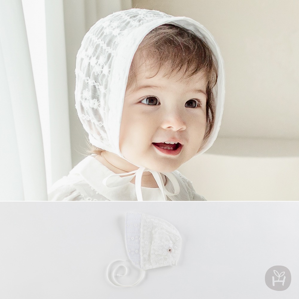 Estell Lace Baby Girl Bonnet