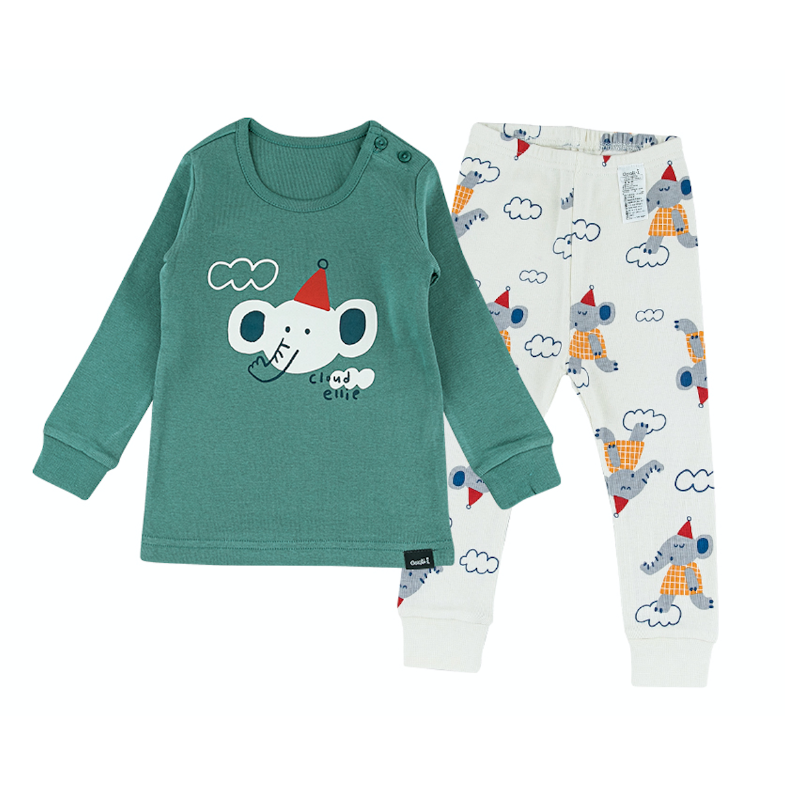 Cute Ellie Span Fleece Toddler Pyjama Set