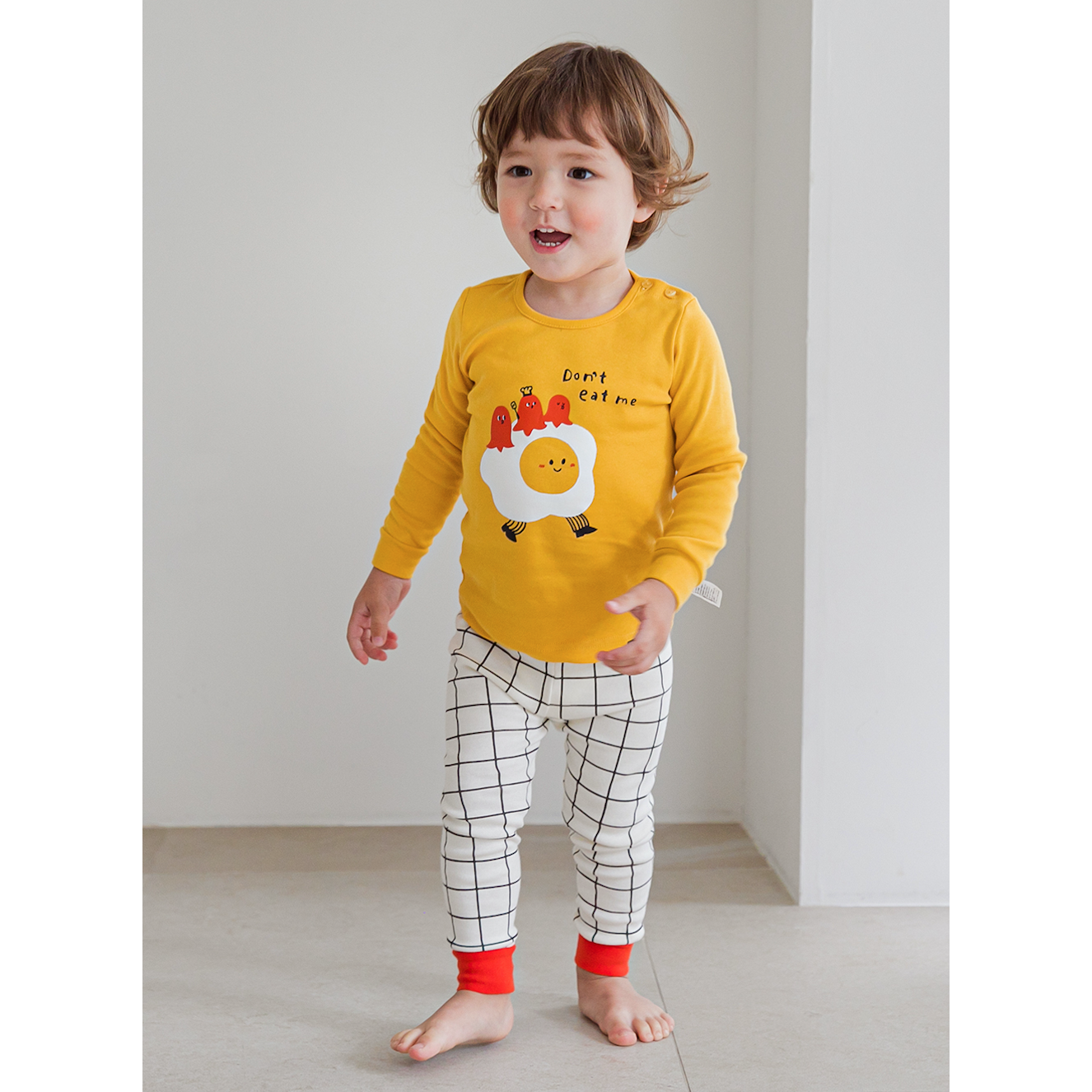 2-Piece Egg Toddler Fleece Pajama Set