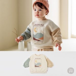 Ethane Fleece Lined Baby Sweatshirt