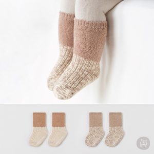 Muffie Knit Baby Winter Socks