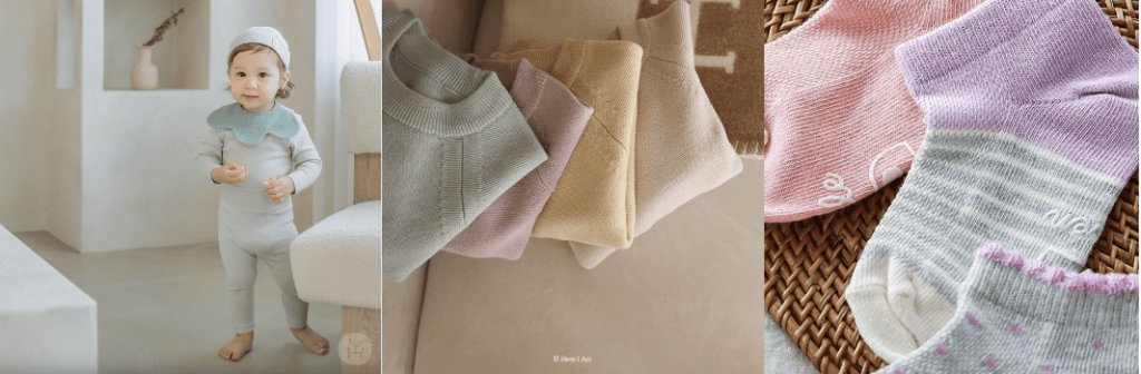 baby clothing colours