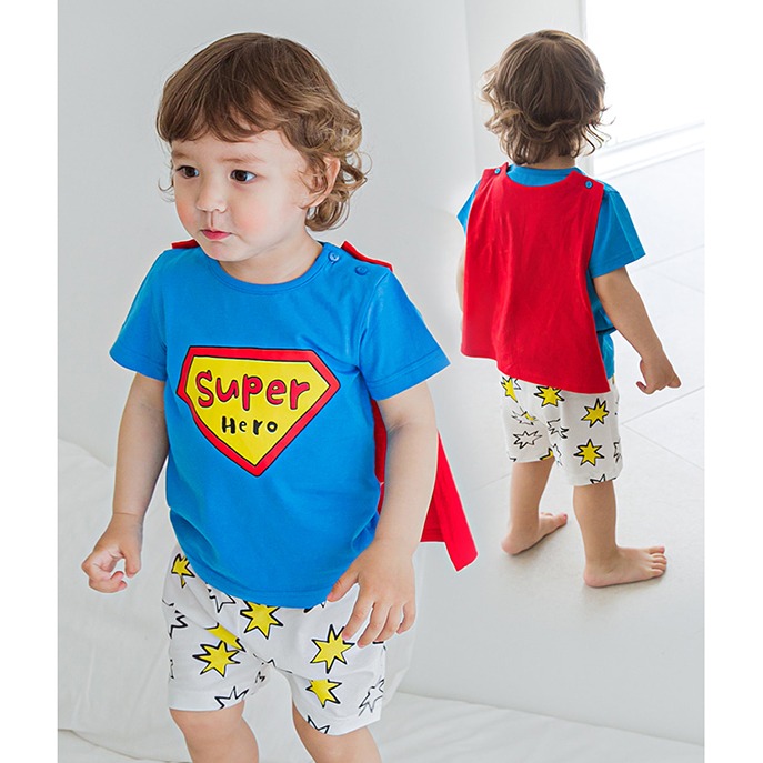 100% Cotton Super Hero Summer PJ Sets