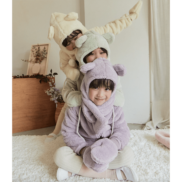 Peekaboo Korea] Fleece Lined Kids Leggings 