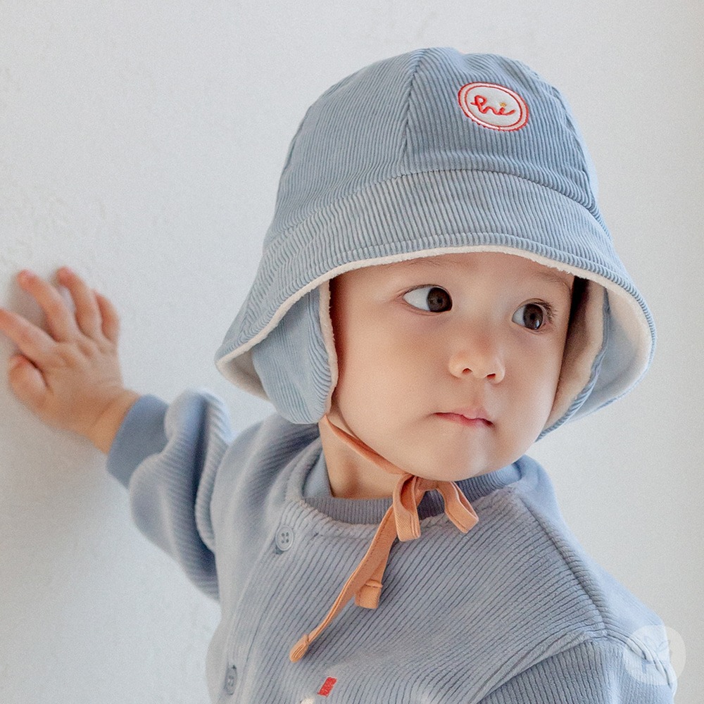 Pesci Baby Check Bucket Hat With Teddy