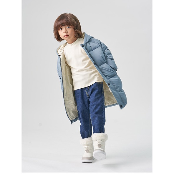 Kids clearance long puffer