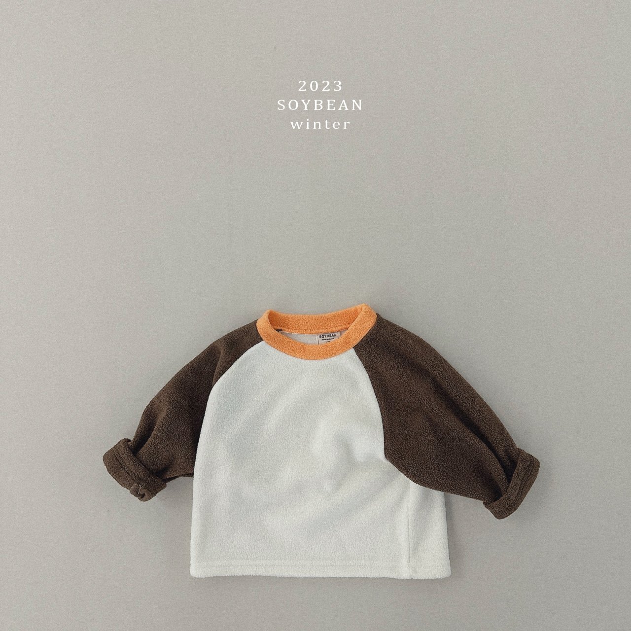 EVERGREEN RAGLAN TEE - CREAM / BROWN