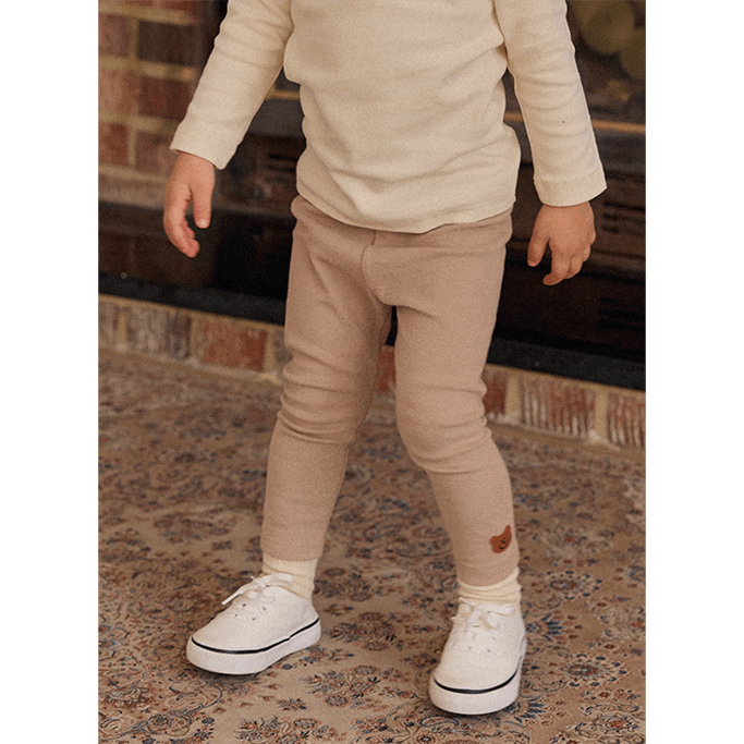 Buy Rust Brown Bear Baby Top And Leggings Set from Next USA